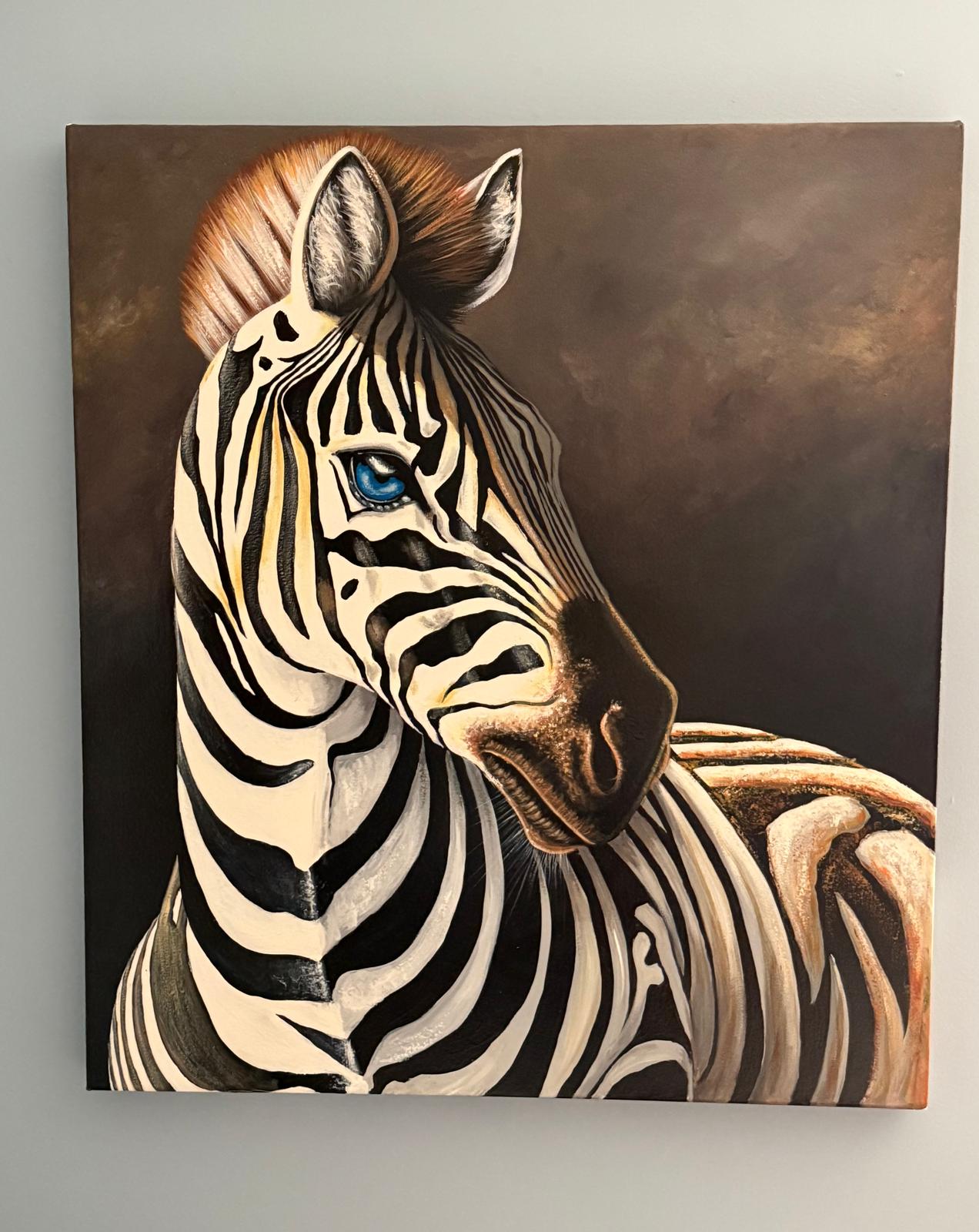 Zebra with Eyes of the Ocean — Female